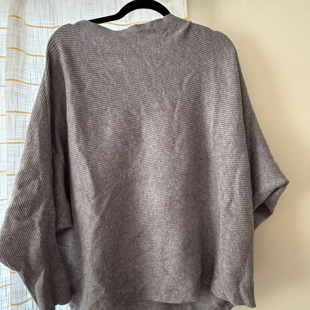 Philosophy Heather Gray Knit Top 1x